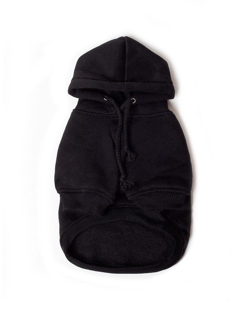 Black dog hoodie