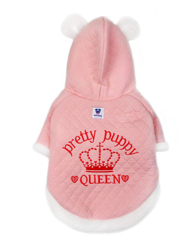 Ζακέτα hoodie για σκύλους σε ροζ χρώμα