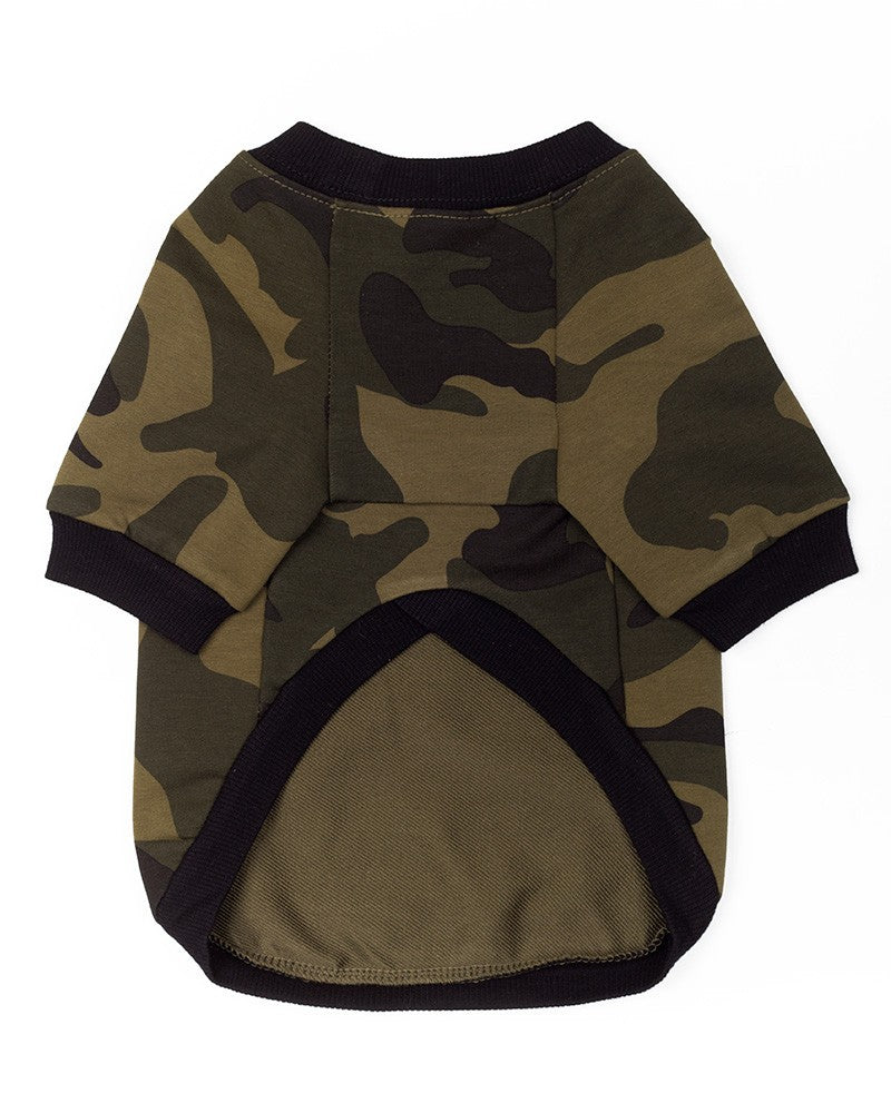 Μπλούζα "Military style" σε χακί | Pinkpaws