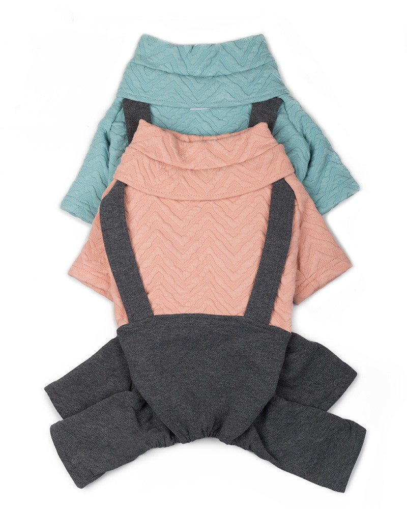 Φορμάκι σκύλου με τιράντες σε δύο χρώματα Pinkpaws