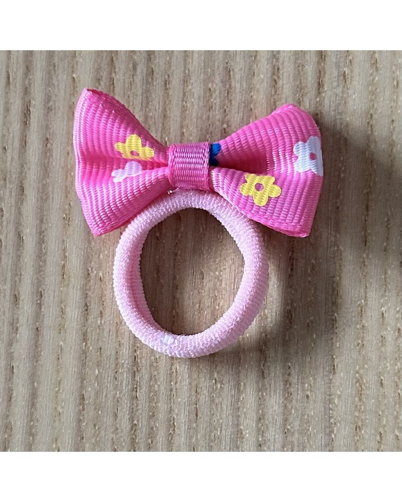 Floral λαστιχάκι μαλλιών με φιόγκο