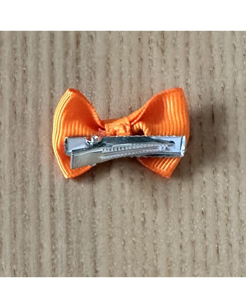 Πορτοκαλί κοκακαλάκι φιογκάκι με clip