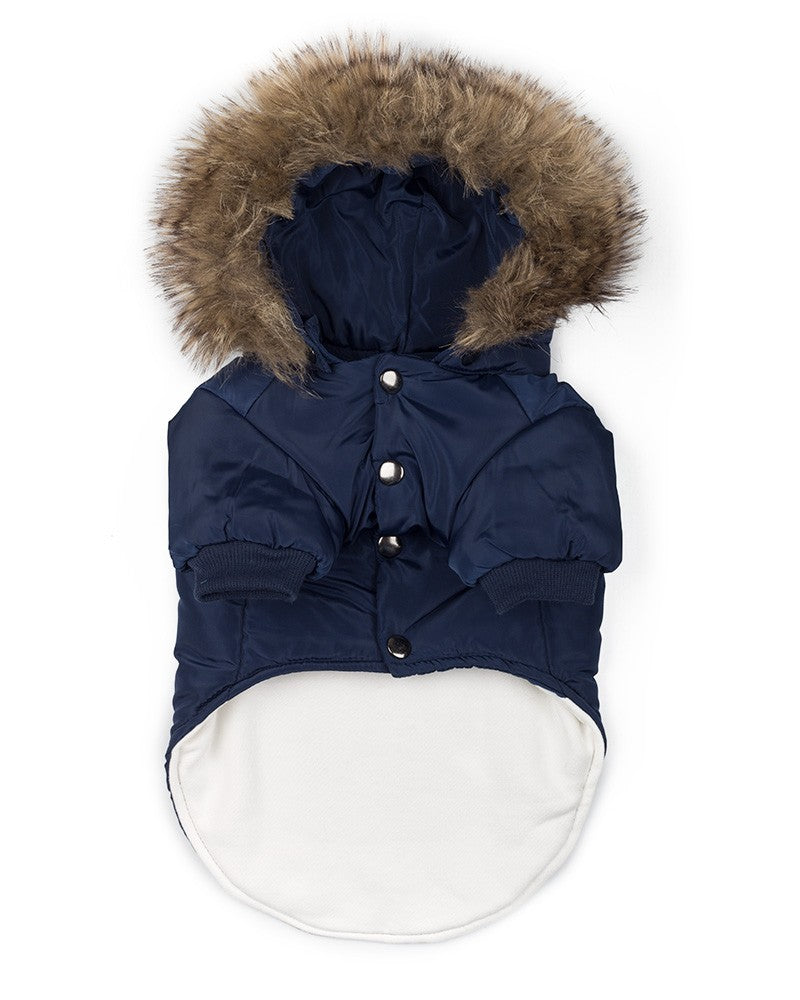 Αδιάβροχο μπουφάν σκύλου σε μπλε