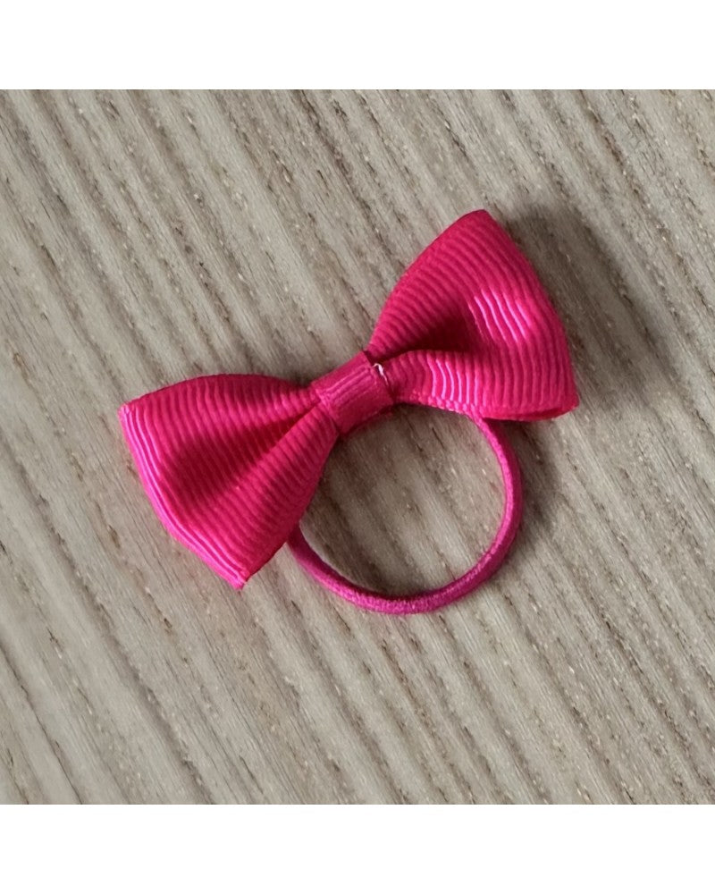 Rose pink λαστιχάκι μαλλιών με φιόγκο