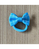 Aqua Blue λαστιχάκι μαλλιών με φιόγκο