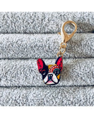 Frenchie Bulldog charm για περιλαίμιο – pinkpaws pet accessory