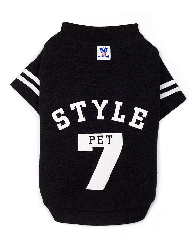 Sport μπλούζα σκύλου σε μαύρο Pinkpaws
