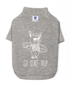 Μπλούζα σκύλου Surf Pup σε γκρι Pinkpaws