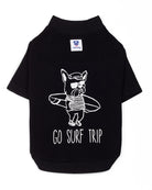 Μπλούζα σκύλου Surf Pup σε μαύρο Pinkpaws