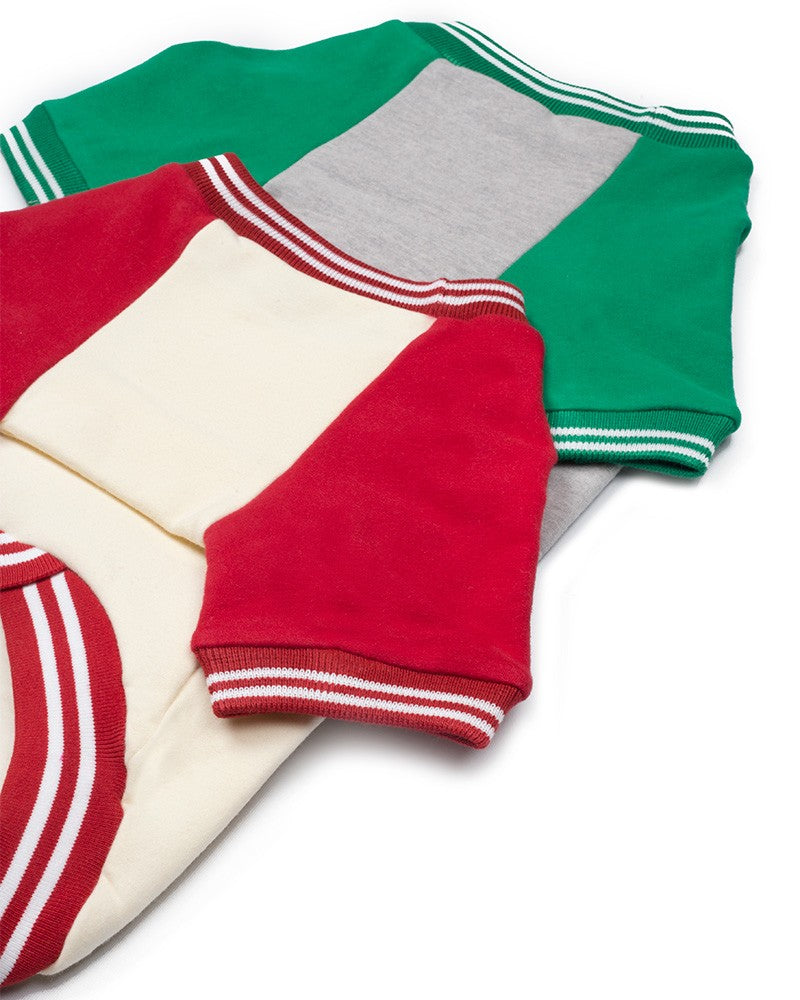 PRPJ dog sweater fabric detail