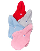 Basic cozy dog hoodie σε ροζ, γκρι, γαλάζιο, κόκκινο