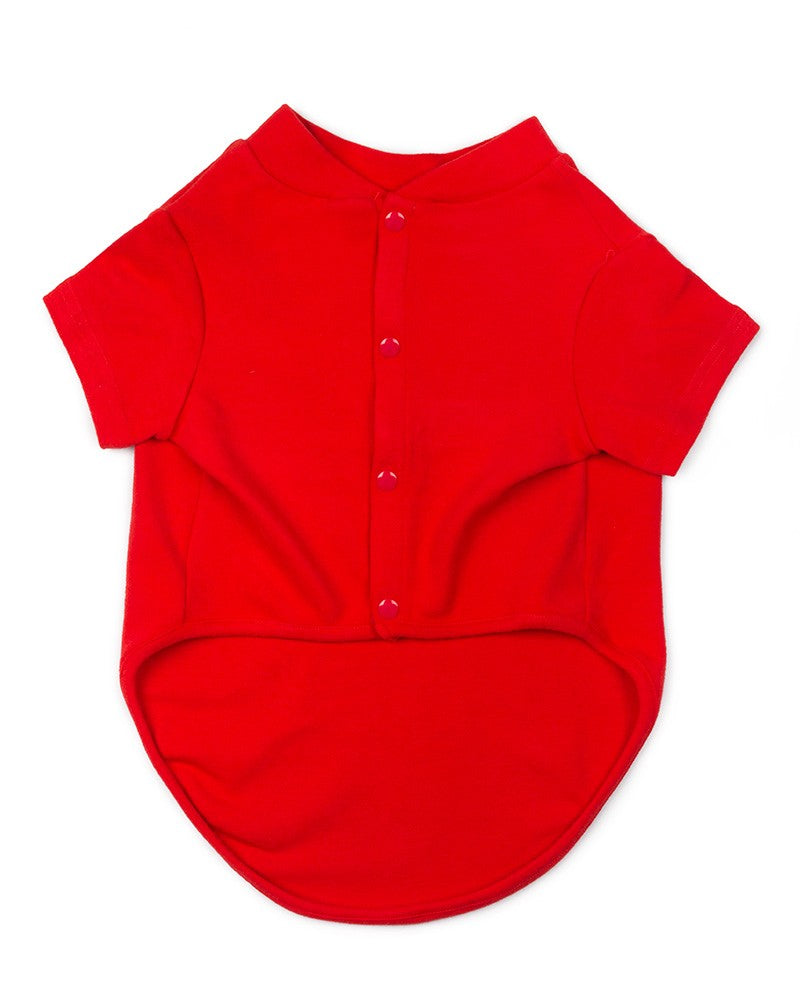 Κόκκινο φούτερ για μεγαλόσωμους σκύλους