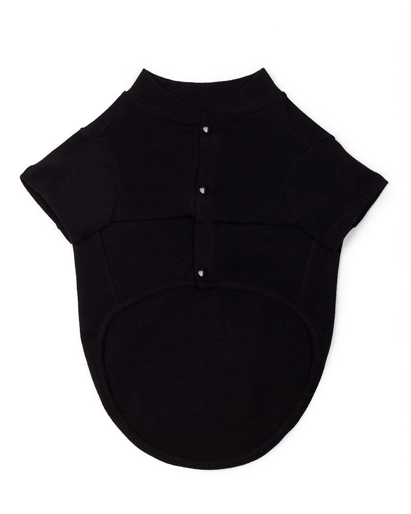 Μαύρο φούτερ για μεγαλόσωμους σκύλους