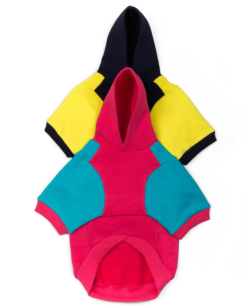 Πολύχρωμο hoodie για σκύλους  -Pinkpaws