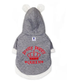 Ζακέτα hoodie για σκύλους σε γκρι χρώμα